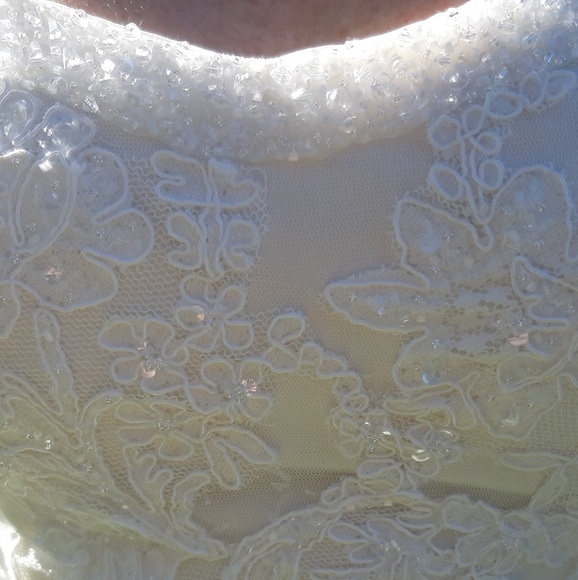 Demetrios Wedding Dress Size 8 - Picture 5 of 8